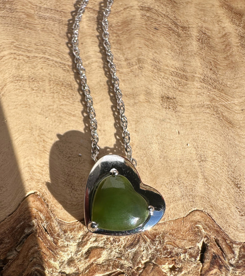 Silver Heart Pendant - 5865