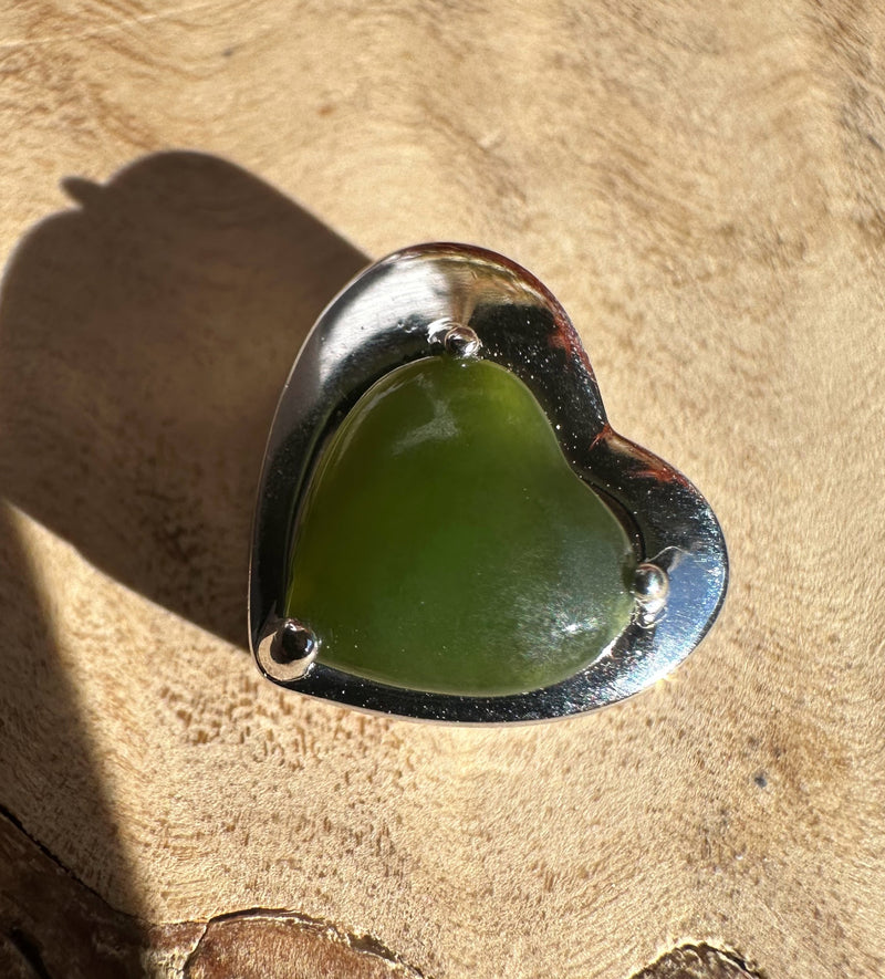 Silver Heart Pendant - 5865