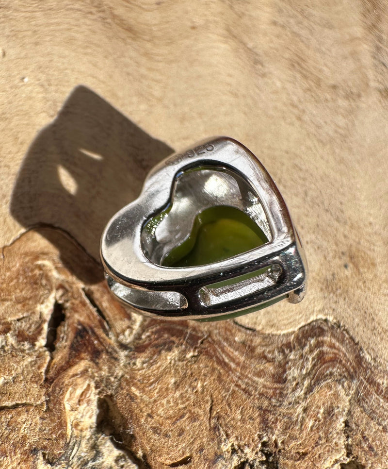 Silver Heart Pendant - 5865