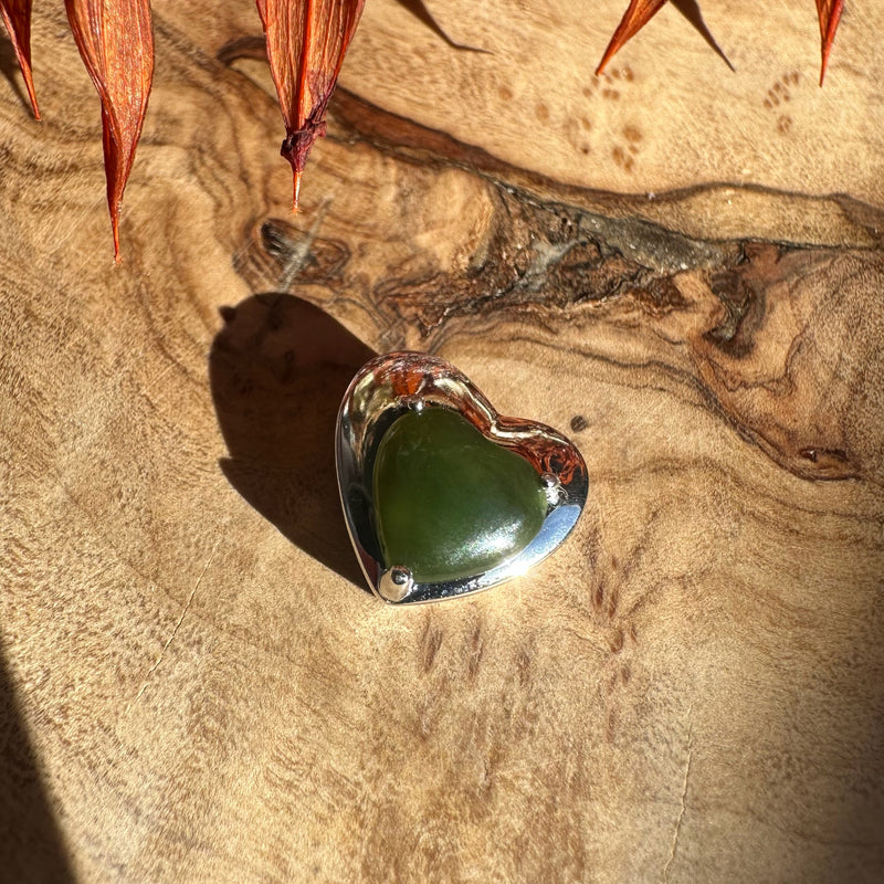 Silver Heart Pendant - 5865