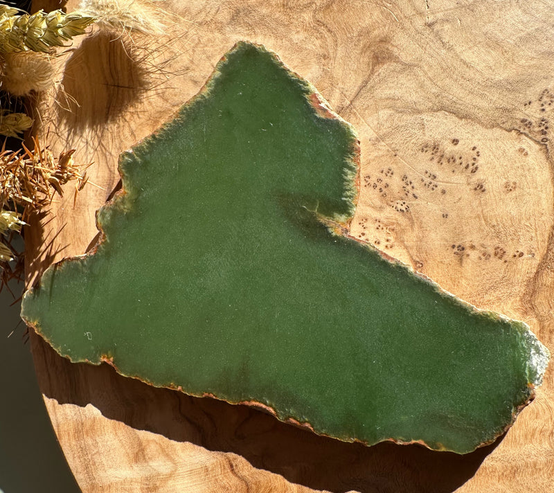 Top Quality Wyoming Jade Slab, 125 Grams
