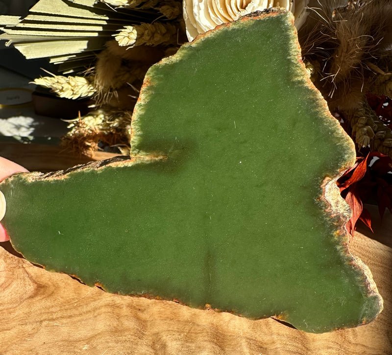 Top Quality Wyoming Jade Slab, 125 Grams