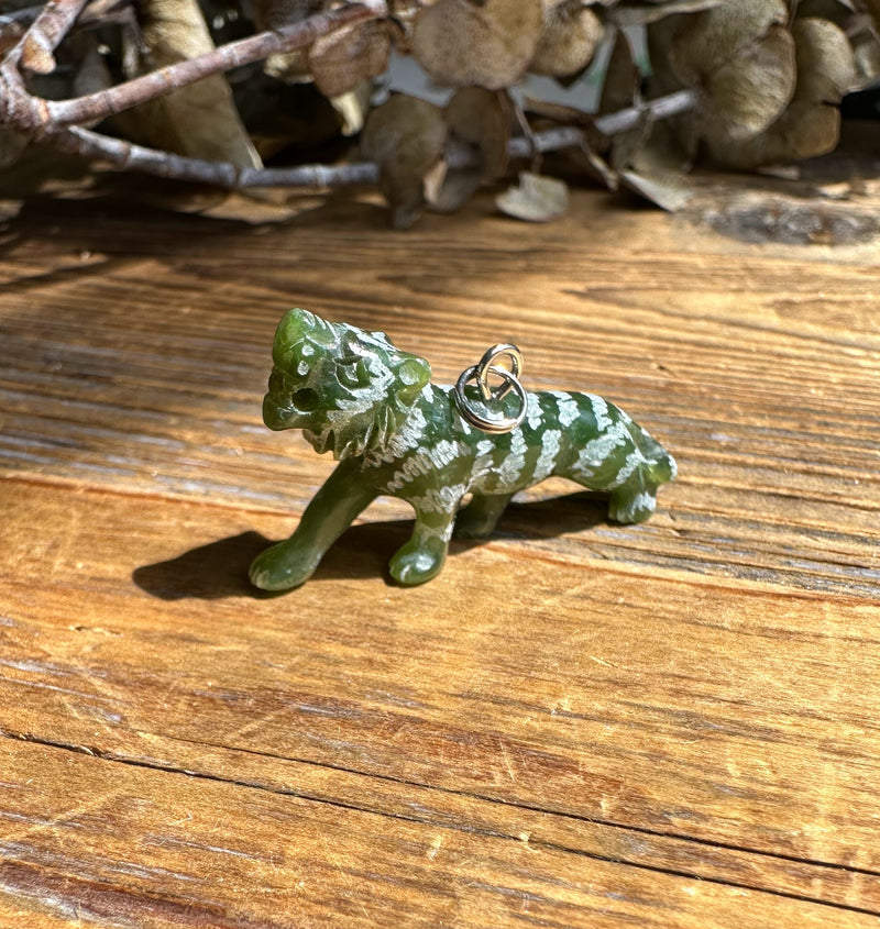 Canadian Jade, Tiger Pendant