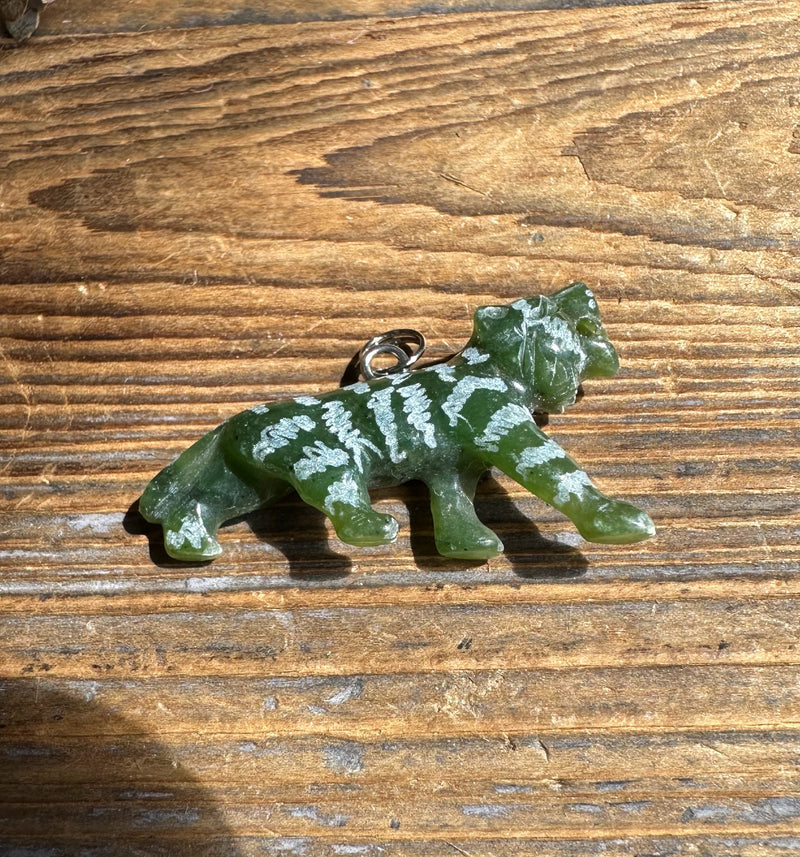 Canadian Jade, Tiger Pendant