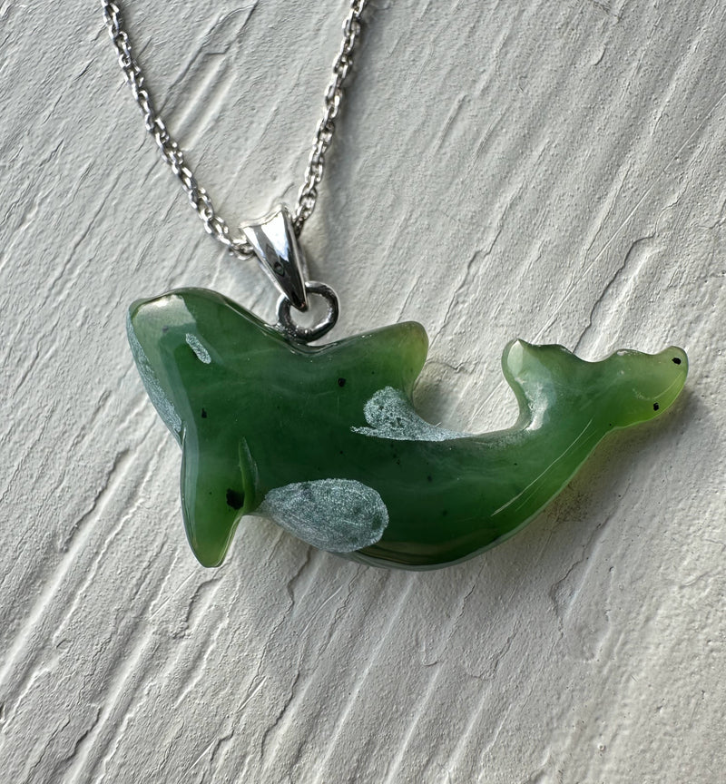 Killer Whale Tail Pendant, 30mm