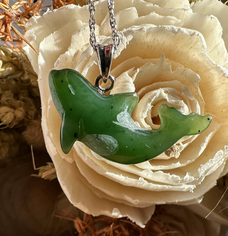 Killer Whale Tail Pendant, 30mm