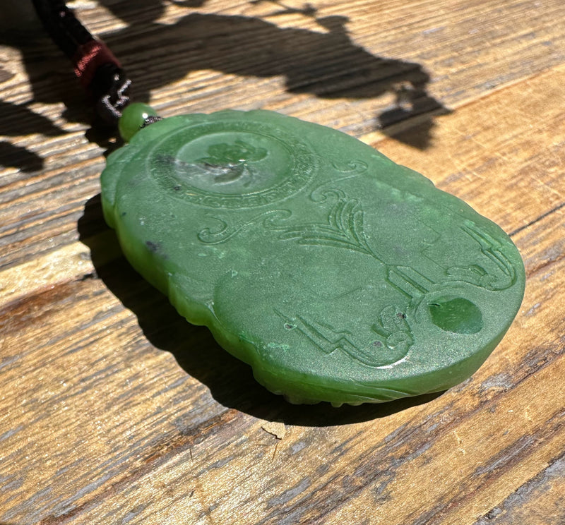 Jade Guanyin Pendant 55mm*