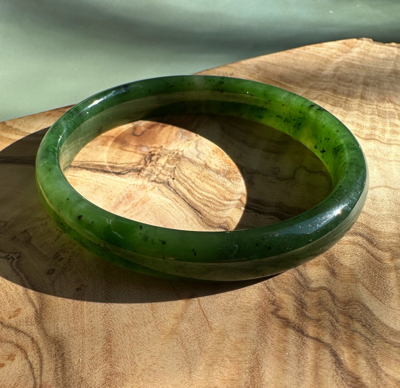 Canadian Jade Bangle 62 x 11mm