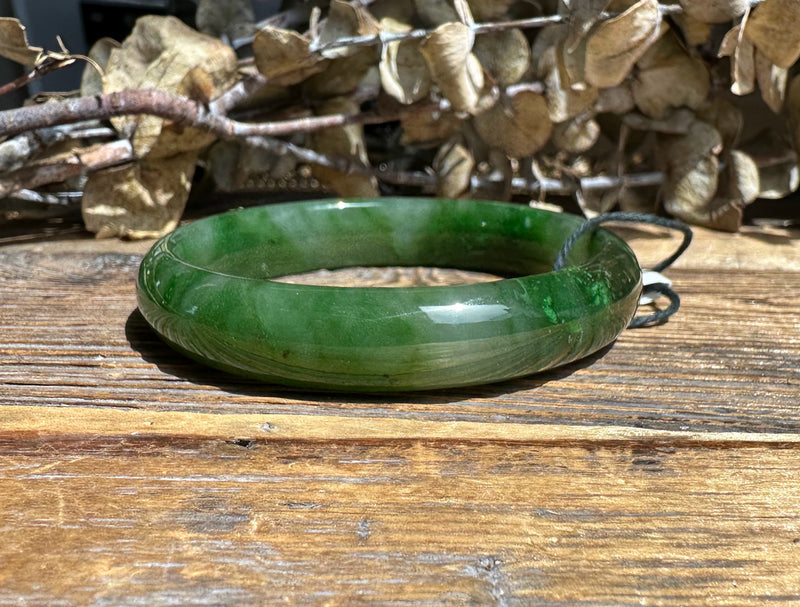 A Grade Polar Jade Bangle 55 mm*