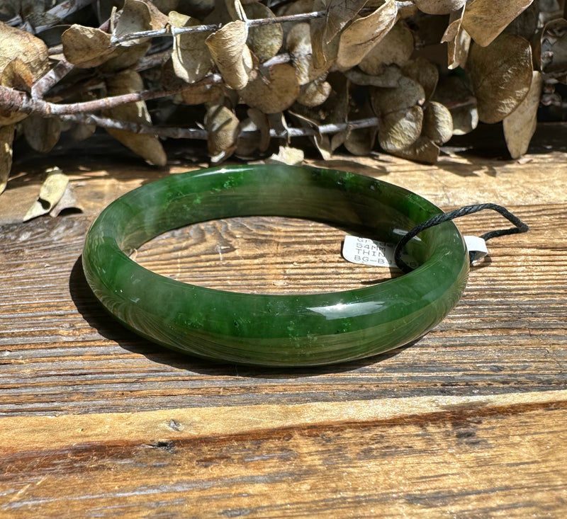 A Grade Polar Jade Bangle 55 mm*