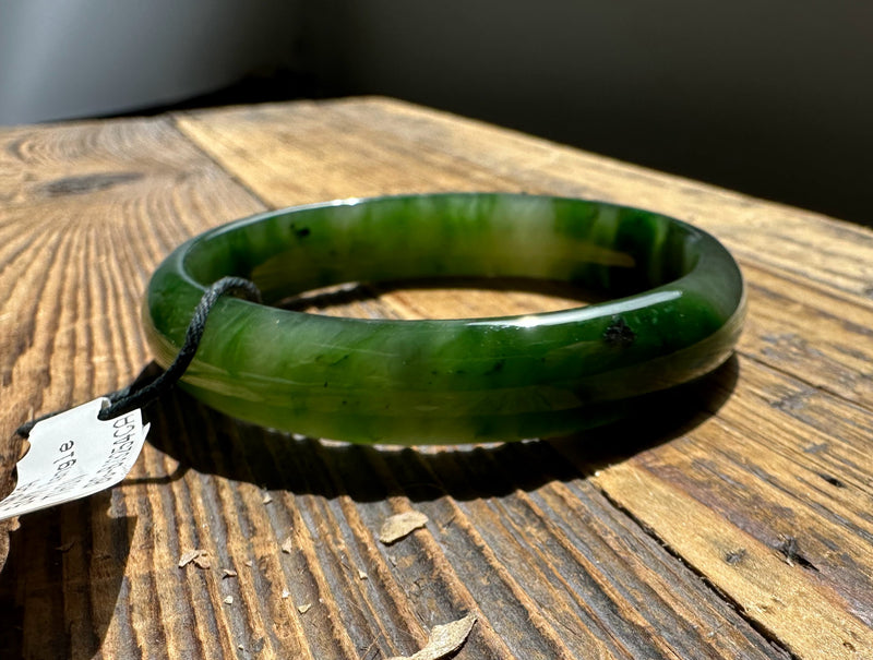 A Grade Polar Jade Bangle 55 mm*