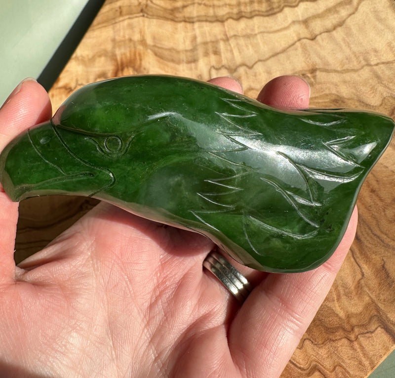 Polar Jade Eagle Specimen*