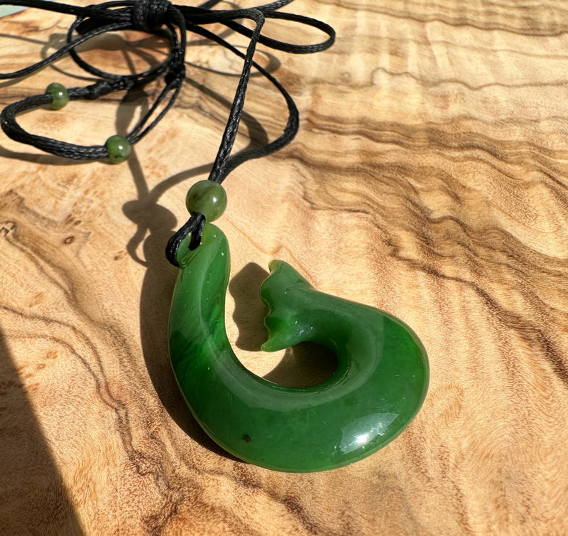 AA Polar Jade Pendant, 35mm*