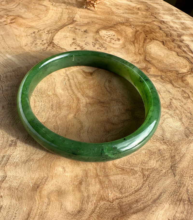 Canadian Jade Bangle 62 x 11.8mm * As is