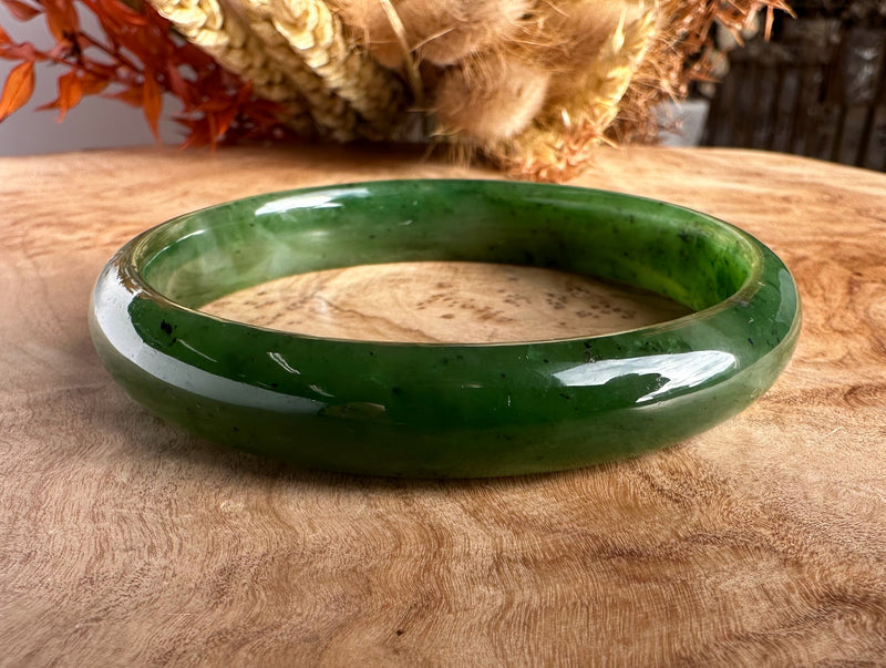 Canadian Jade Bangle 62 x 11.8mm * As is