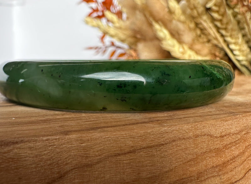 Canadian Jade Bangle 62 x 11.8mm * As is