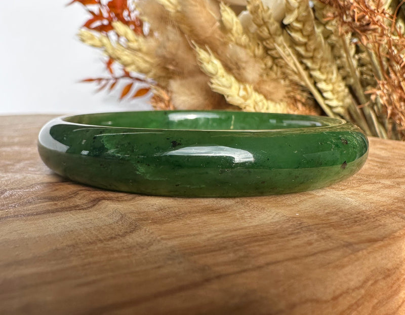 Canadian Jade Bangle 62 x 11.8mm * As is