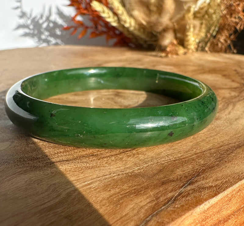 Canadian Jade Bangle 62 x 11.8mm * As is