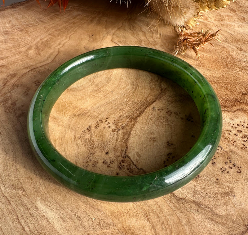 Canadian Jade Bangle 60.5 x 11mm
