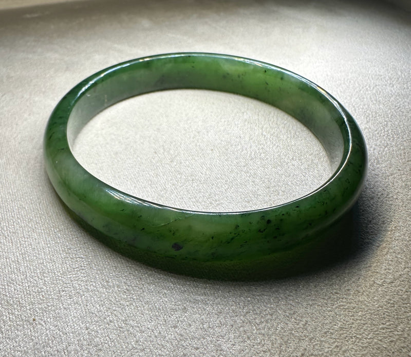 Canadian Jade Bangle 62 x 11.8mm * As is