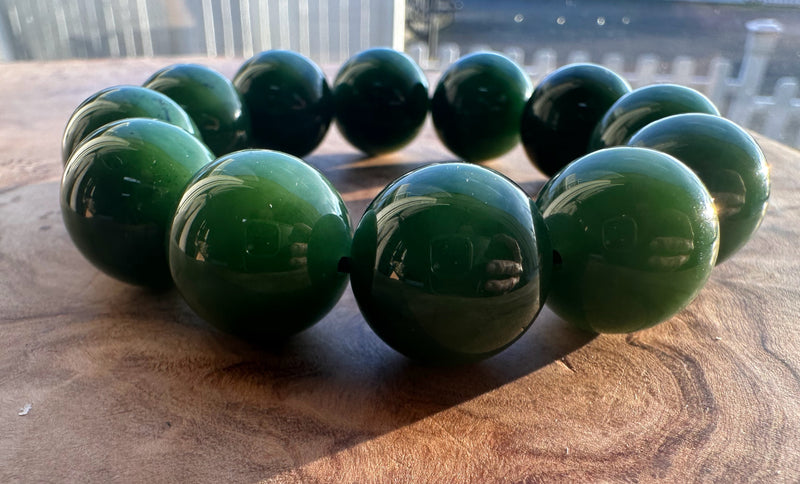 18mm A Grade Jade Bead Bracelet*