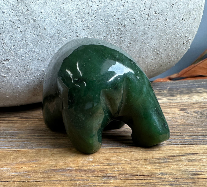 Bear Special with Jade Fish, 3"