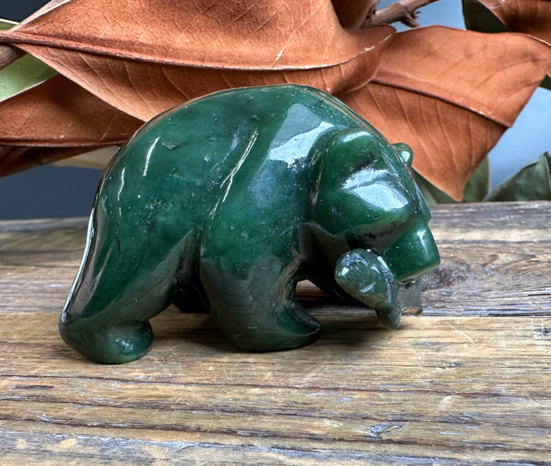 Bear Special with Jade Fish, 3"