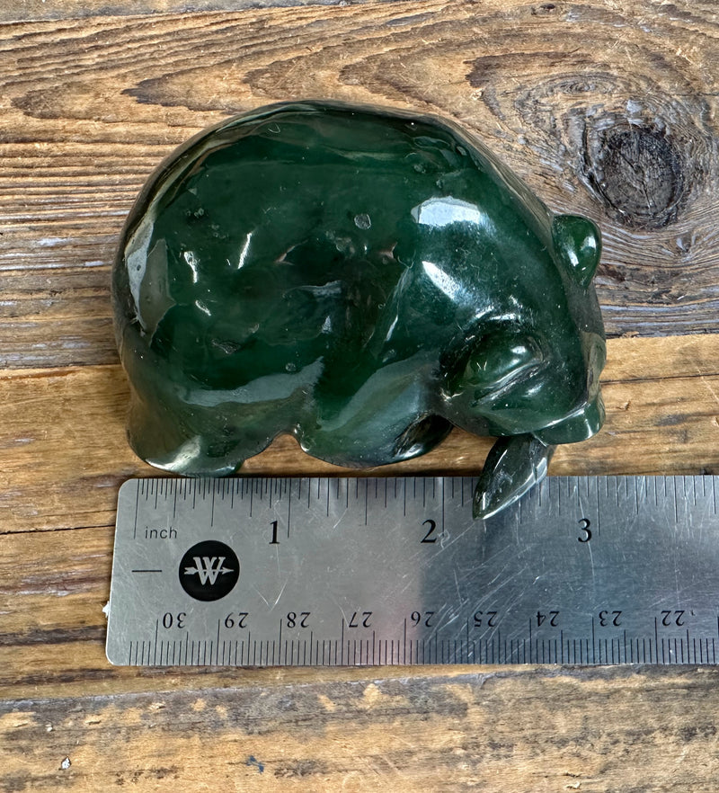 Bear Special with Jade Fish, 3"