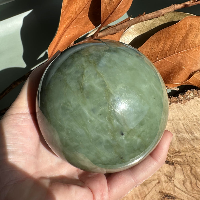 Canadian Jade 88mm Sphere*