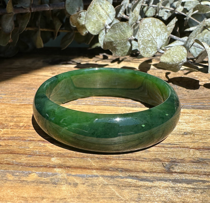 A Grade Ogden Jade Bangle, 53x16mm