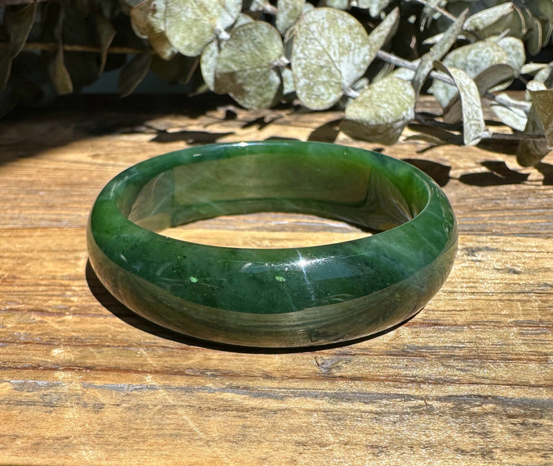 A Grade Ogden Jade Bangle, 53x16mm