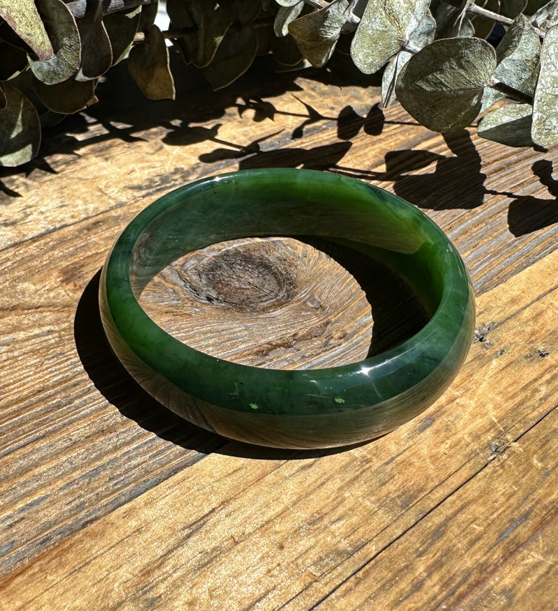 A Grade Ogden Jade Bangle, 53x16mm