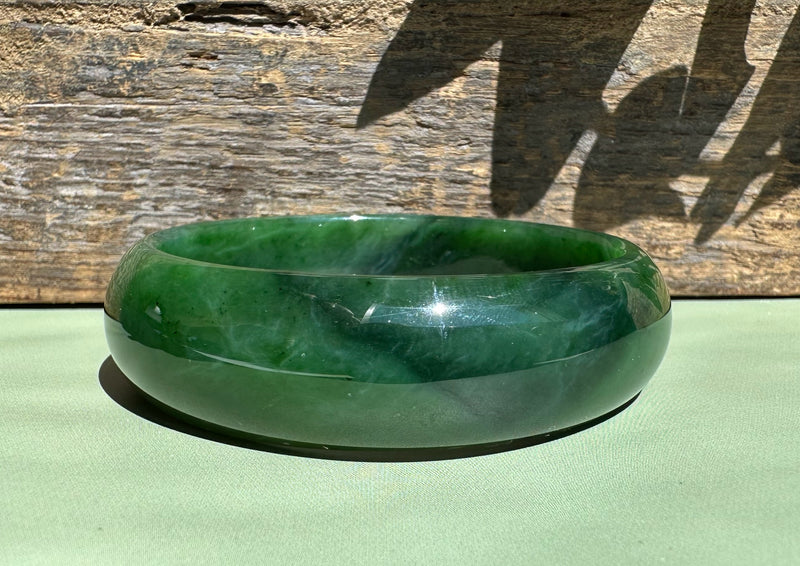 A Grade Ogden Jade Bangle, 53x16mm