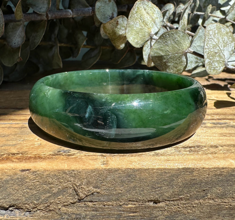 A Grade Ogden Jade Bangle, 53.4x16mm