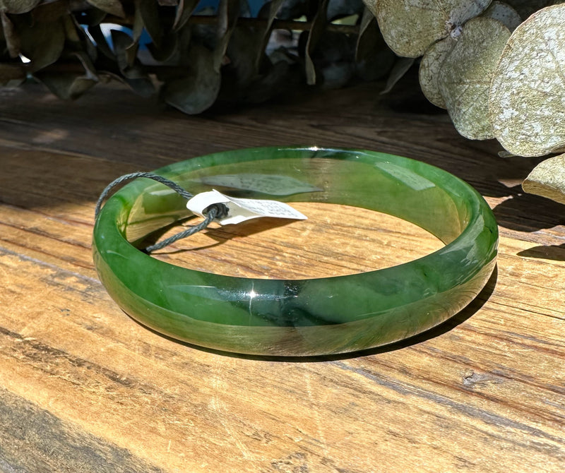 A Grade Ogden Jade Bangle, 60.5 x 12mm