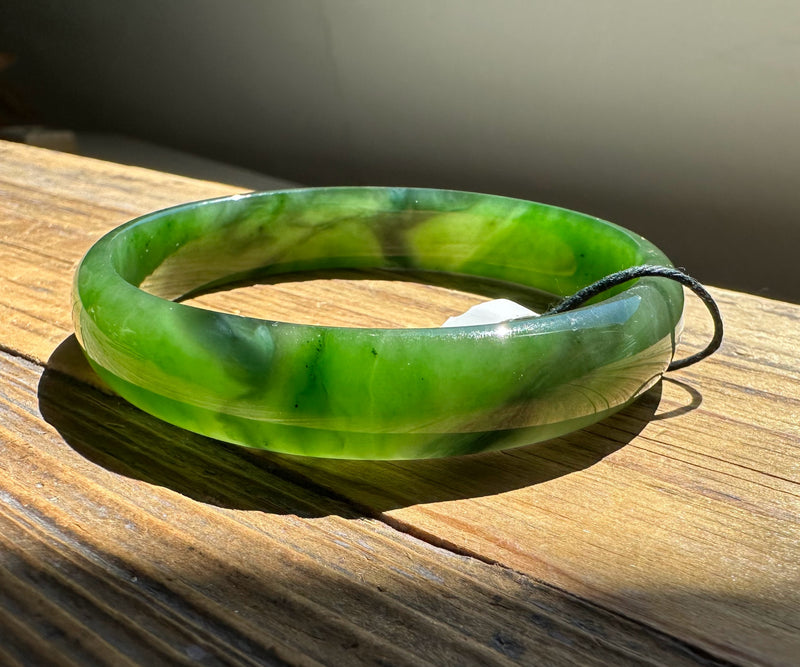 A Grade Ogden Jade Bangle, 60.5 x 12mm