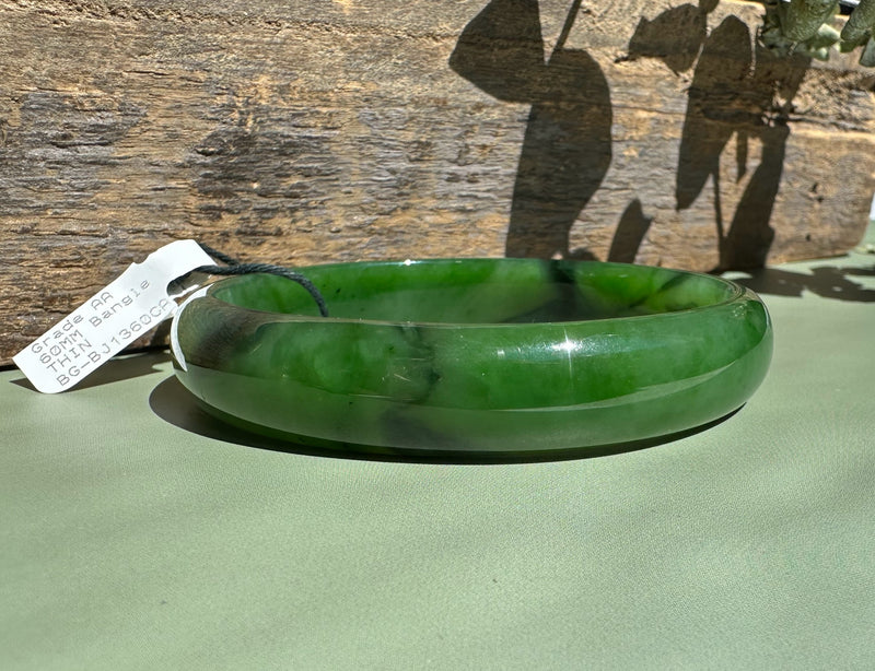 A Grade Ogden Jade Bangle, 60.5 x 12mm