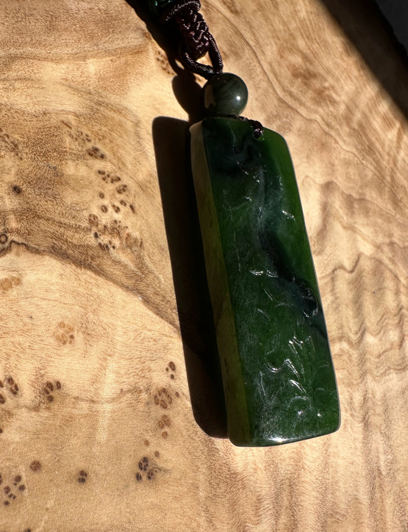 Canadian Jade Flower Pendant - 45mm*