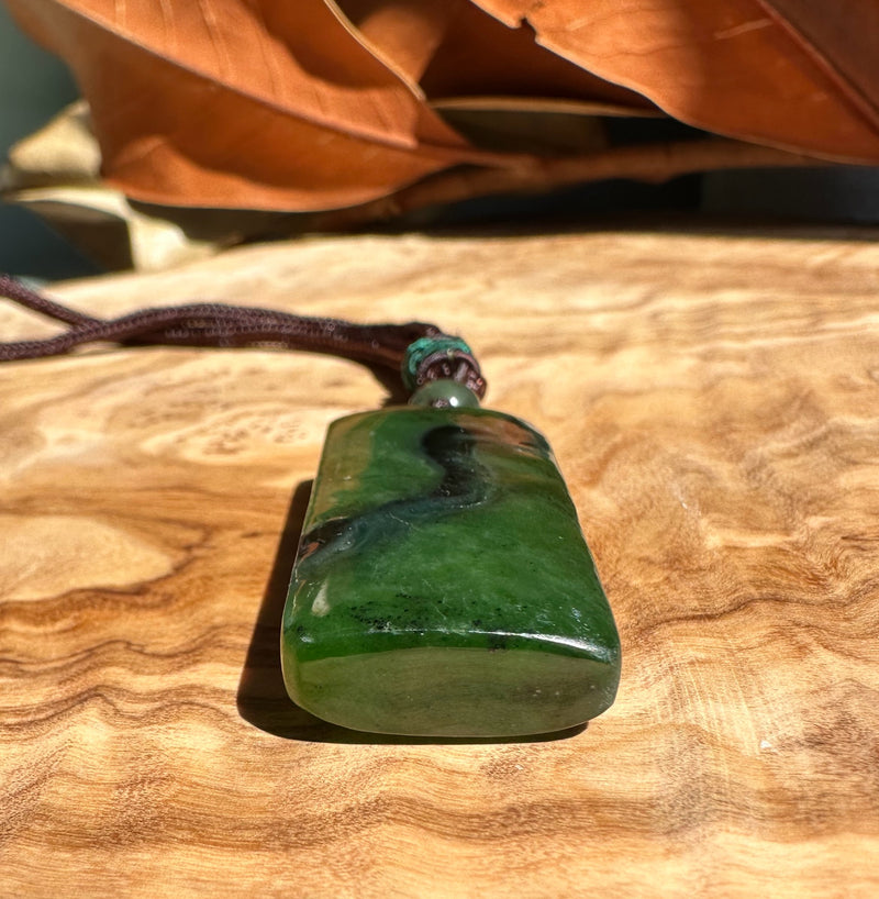 Canadian Jade Flower Pendant - 45mm*