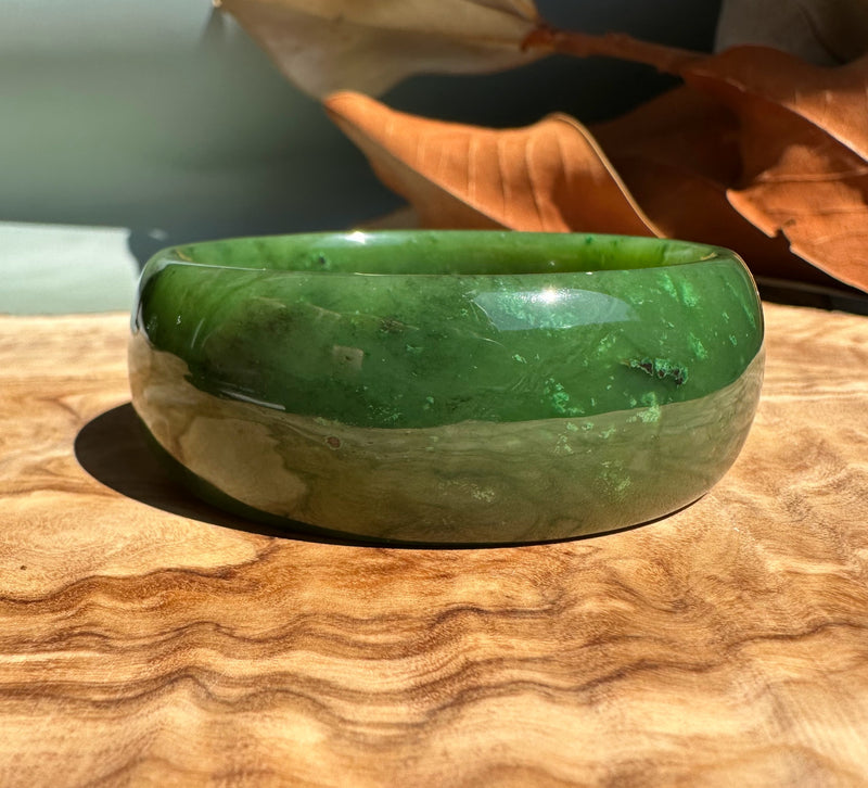 A Grade Cassiar Jade Bangle, 59 x 24mm*