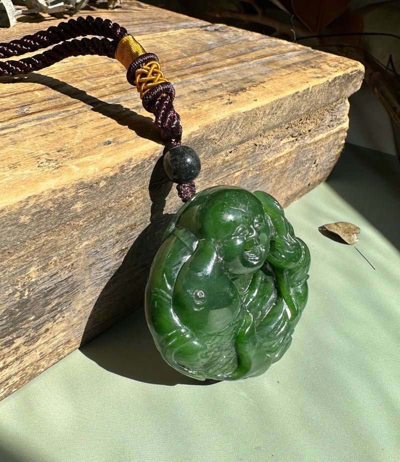 Happy Buddha Pocket Pendant, 2"*