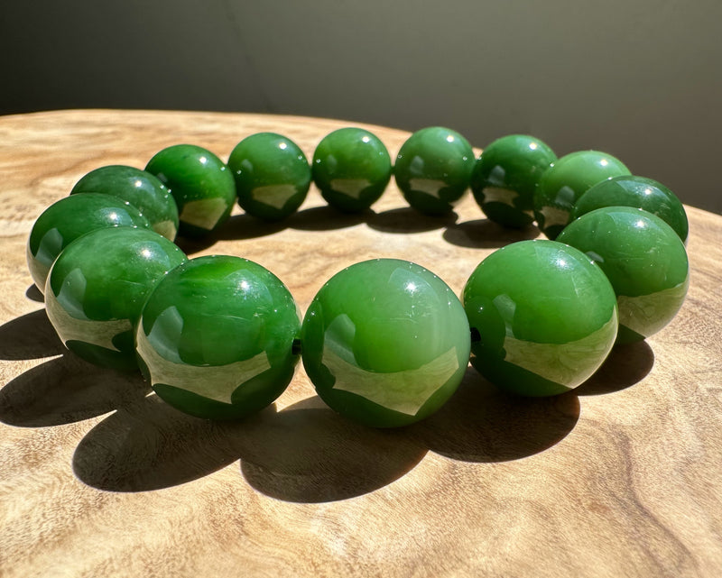 16mm Siberian Bead Bracelet, A+ Quality*