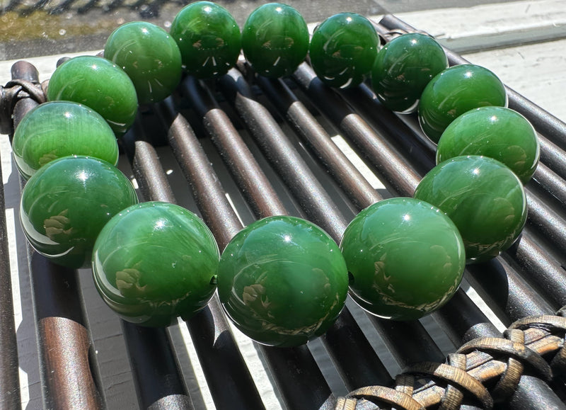 16mm Siberian Bead Bracelet, A+ Quality*