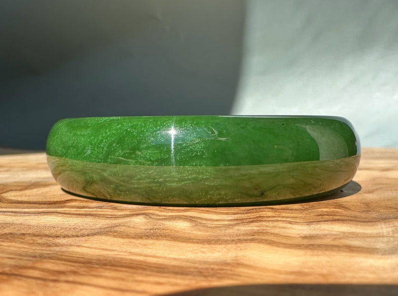 AA Canadian Jade Bangle, 58x16mm *
