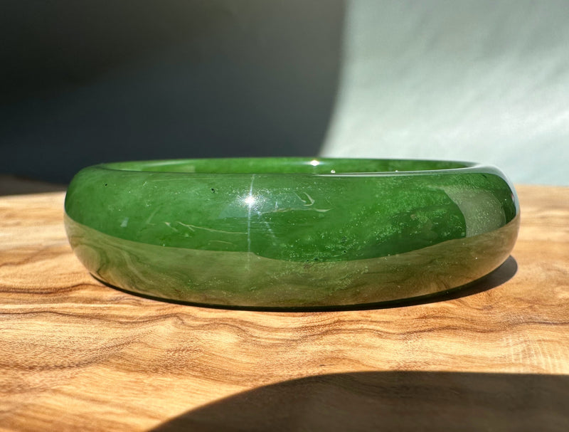 AA Canadian Jade Bangle, 58x16mm *