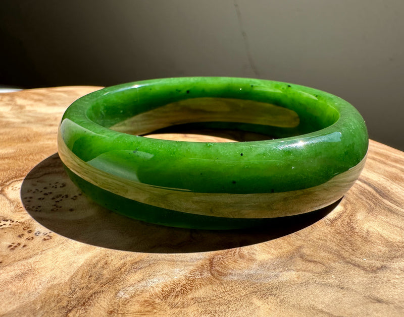 AA Canadian Jade Bangle, 58x16mm *