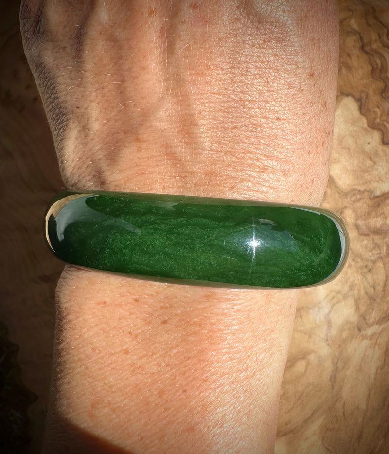 AA Canadian Jade Bangle, 58x16mm *