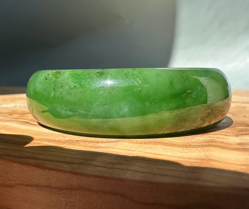 Jade Bangle, 56 x 18mm* Sold as is*