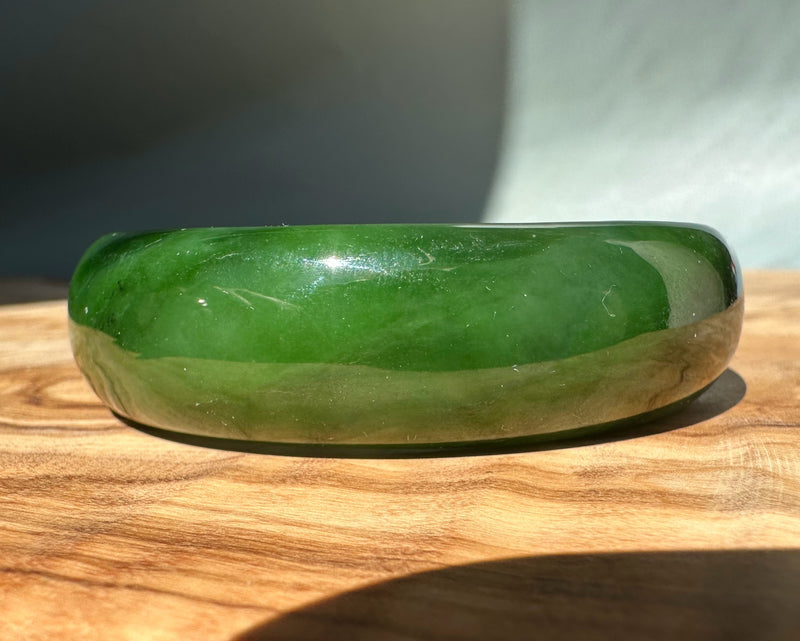Jade Bangle, 56 x 18mm* Sold as is*