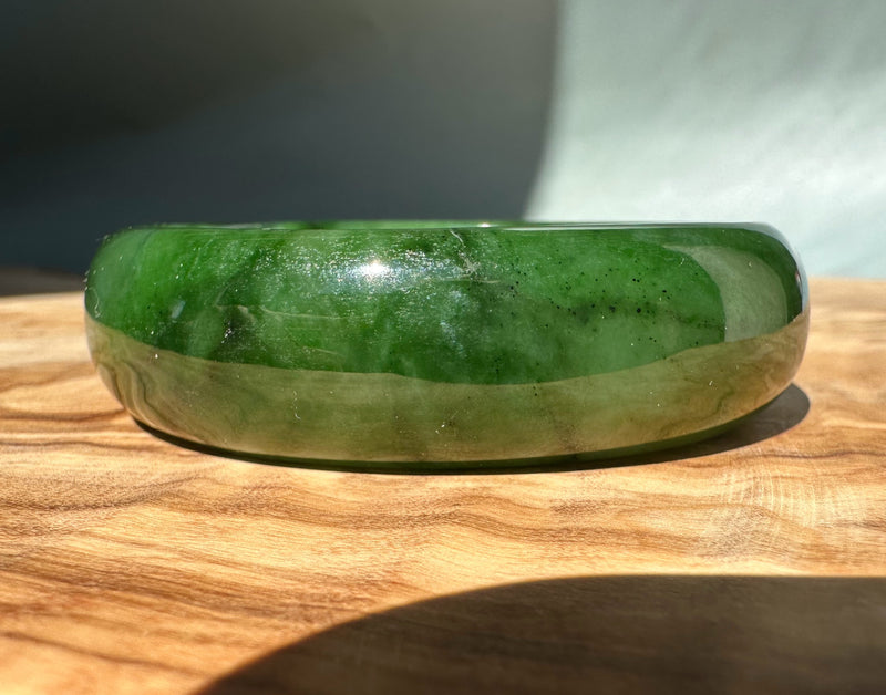Jade Bangle, 56 x 18mm* Sold as is*